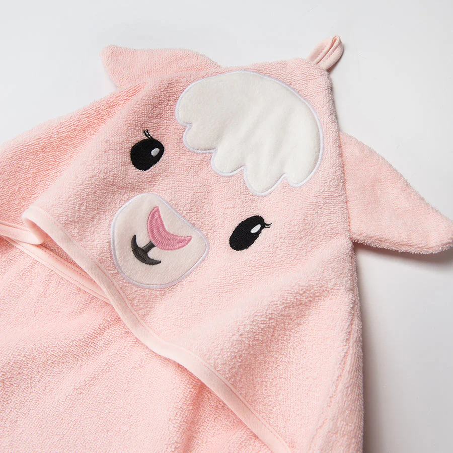 Hooded Towel Pink CC CTG2401945 - Image 3