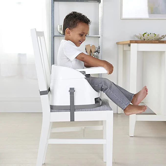 Ingenuity Baby Base 2-in-1 Seat - Peacock Blue - Booster Feeding Seat - Image 3