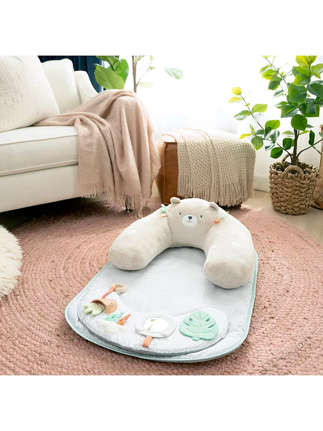 Ingenuity Cozy Prop 4-in-1 Sit Up & Prop Activity Mat - Nate, Ages Newborn + - Image 10