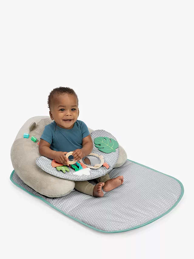 Ingenuity Cozy Prop 4-in-1 Sit Up & Prop Activity Mat - Nate, Ages Newborn + - Image 3