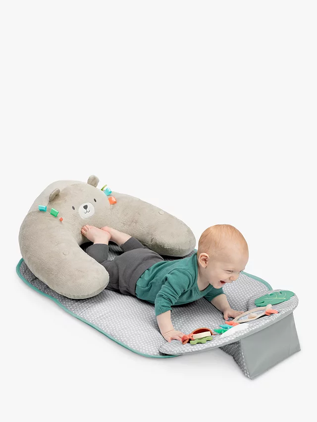 Ingenuity Cozy Prop 4-in-1 Sit Up & Prop Activity Mat - Nate, Ages Newborn + - Image 6