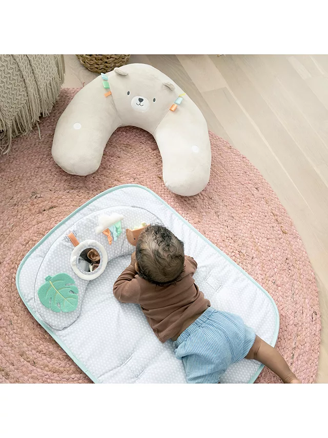 Ingenuity Cozy Prop 4-in-1 Sit Up & Prop Activity Mat - Nate, Ages Newborn + - Image 9