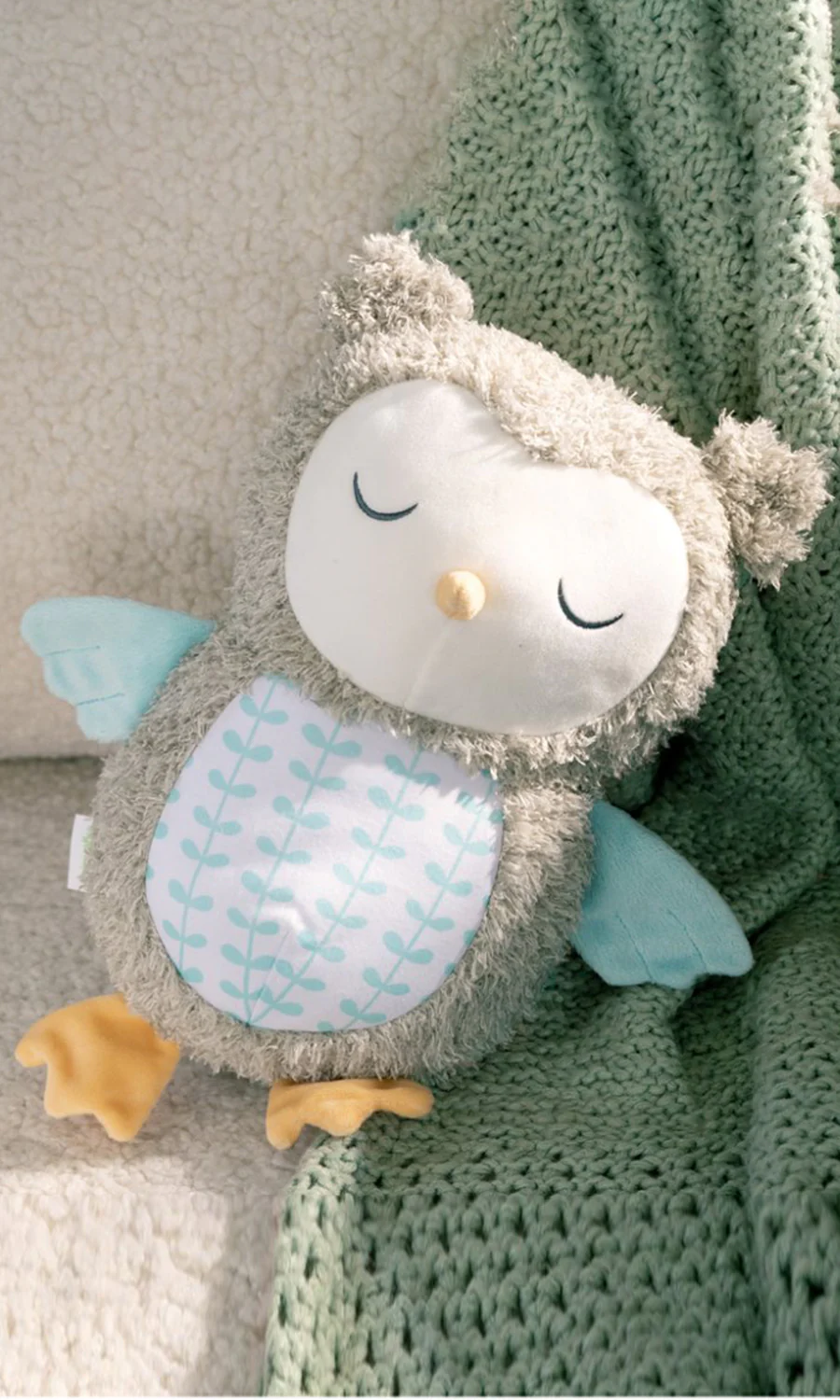 Ingenuity Musical Owl Nally Plush Pet With Bluetooth 0m+ - Image 2