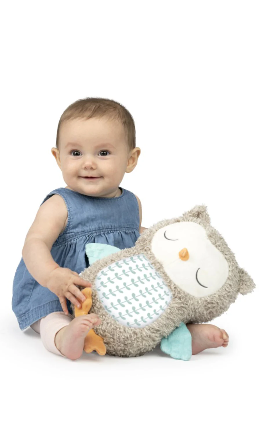 Ingenuity Musical Owl Nally Plush Pet With Bluetooth 0m+ - Image 3