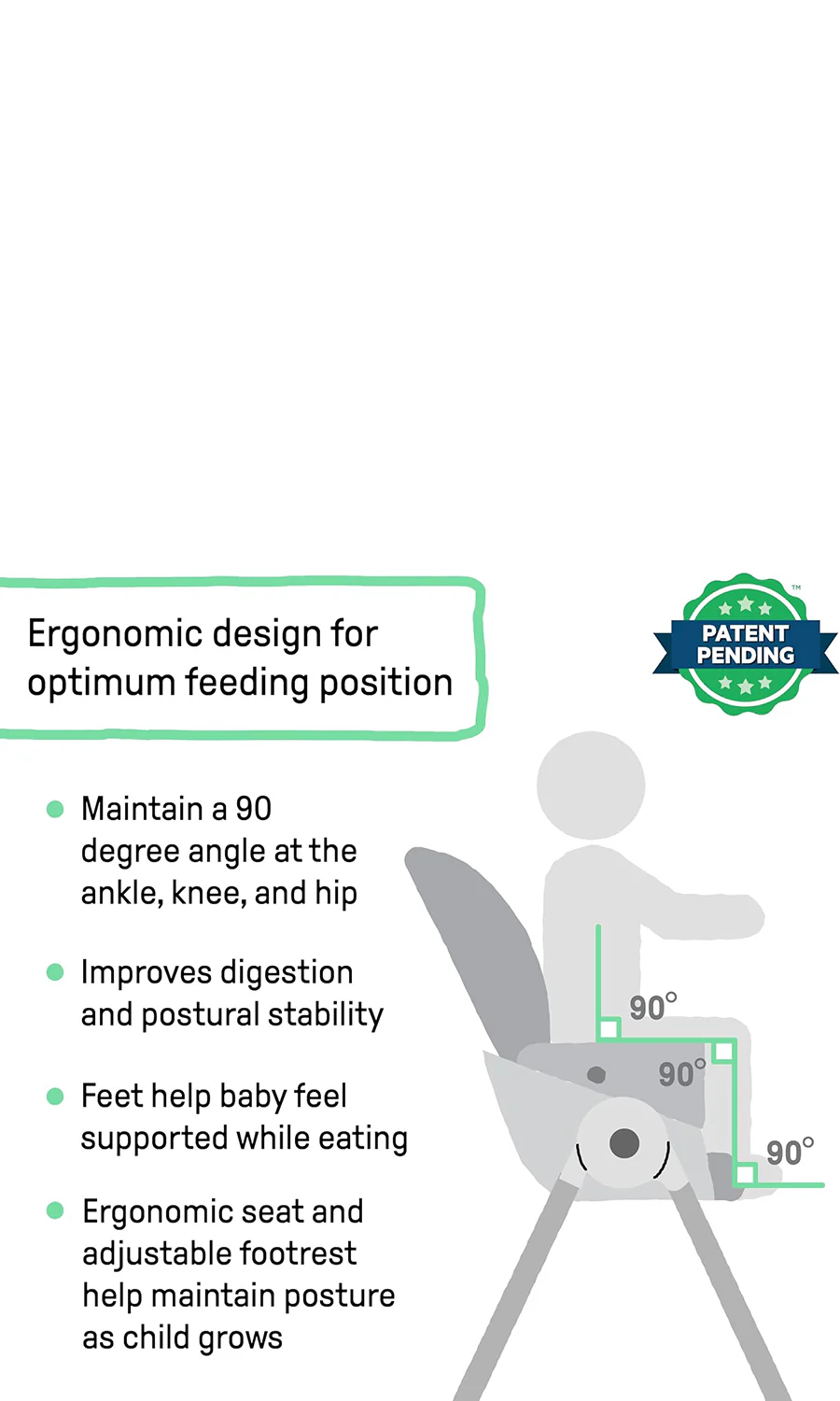 Ingenuity Trio Foldaway 6-in-1 Baby High Chair - Image 5