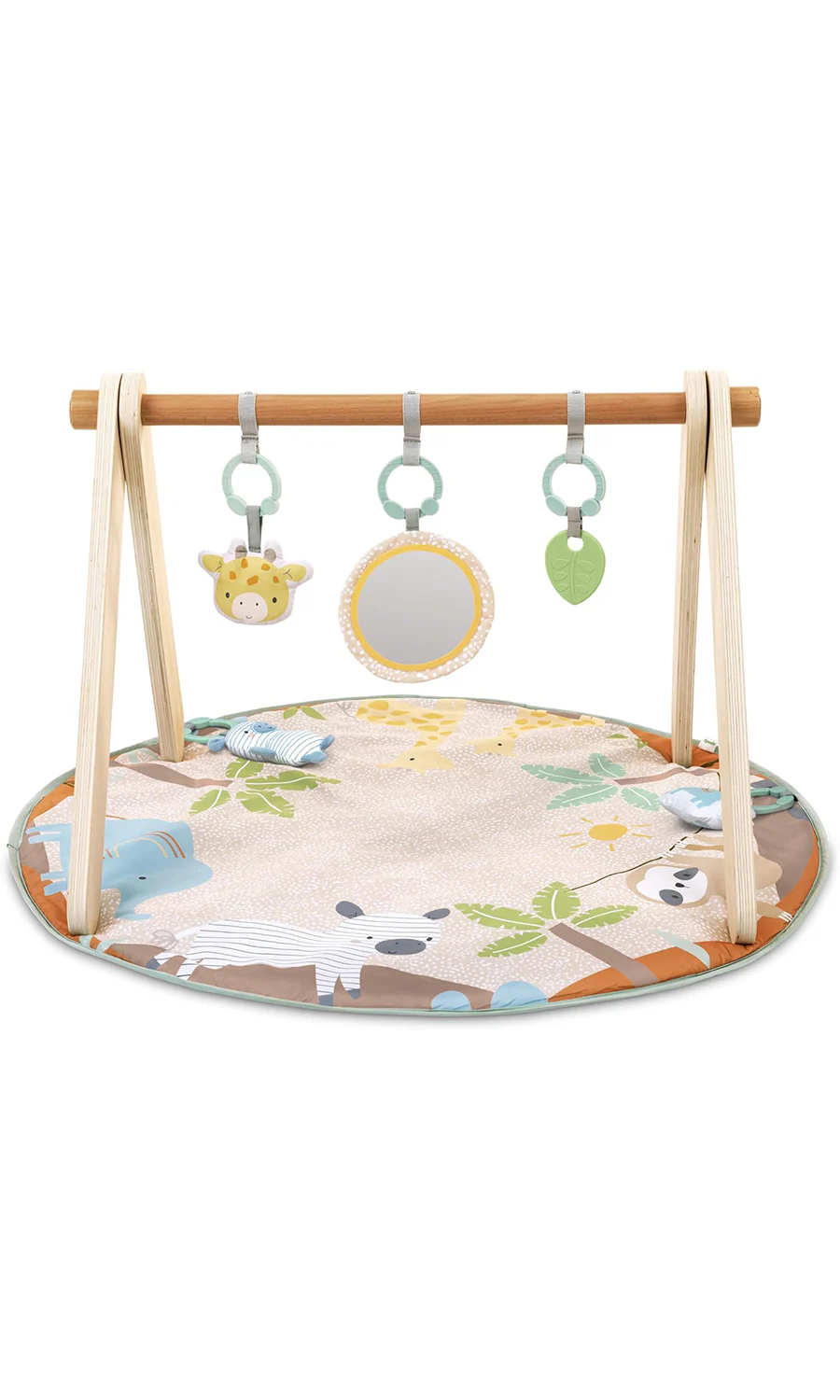Ingenuity Wonder & Wood Wooden Activity Gym & Play Mat