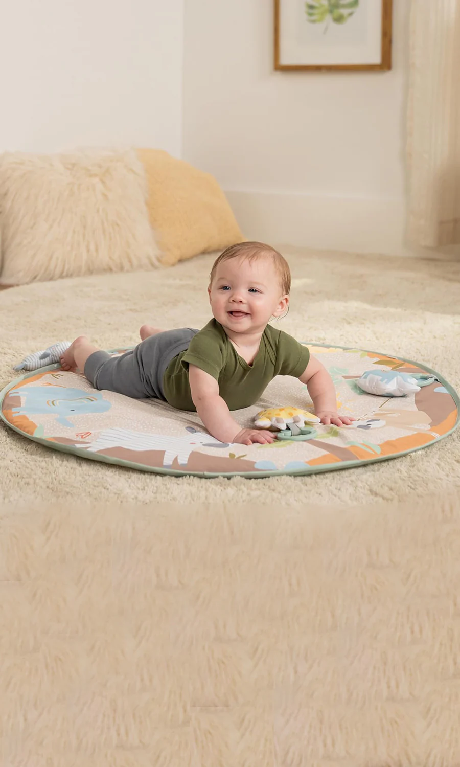 Ingenuity Wonder & Wood Wooden Activity Gym & Play Mat - Image 8