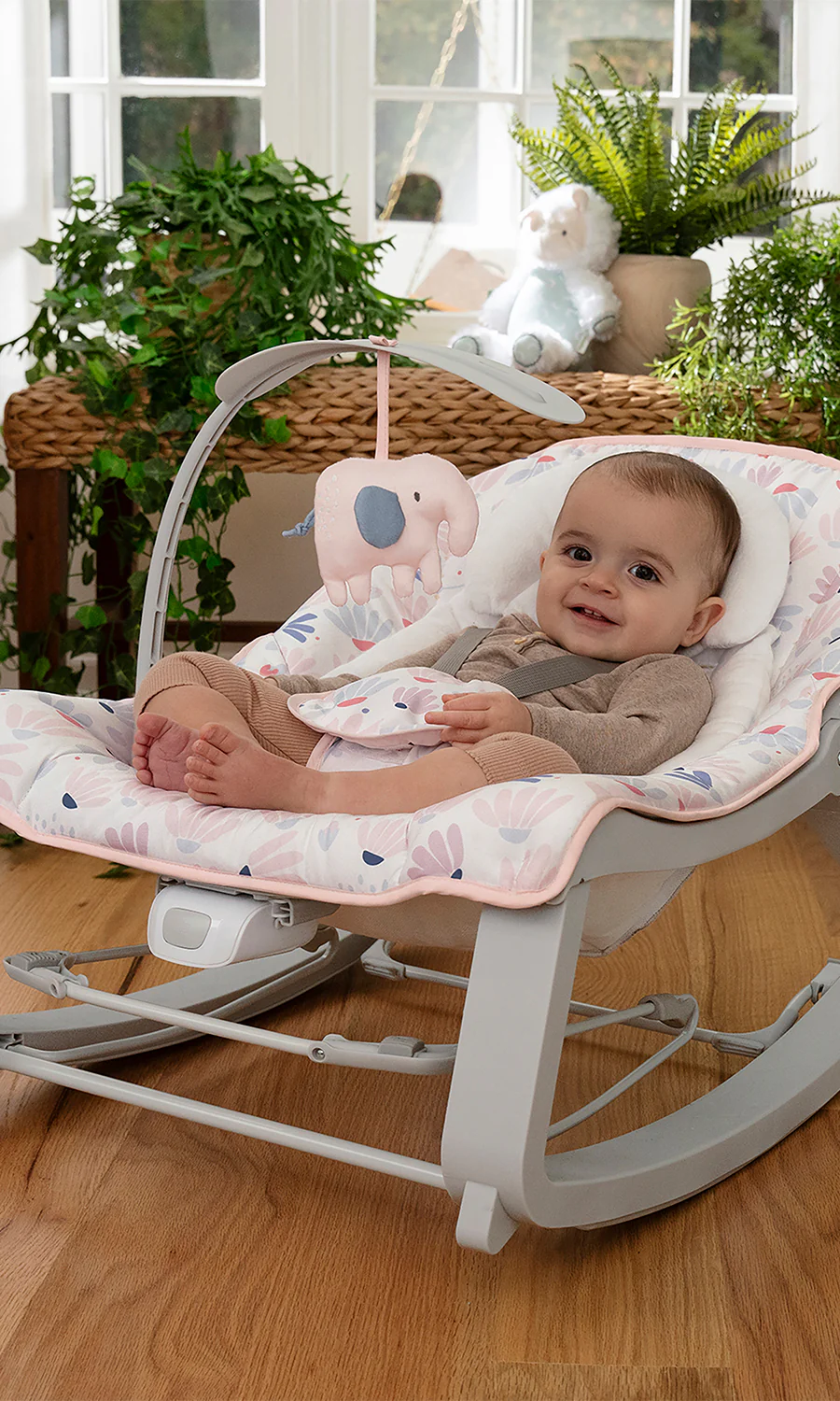 Keep Cozy 3-in-1 Grow with Me Bounce & Rock Seat - Burst - Image 2
