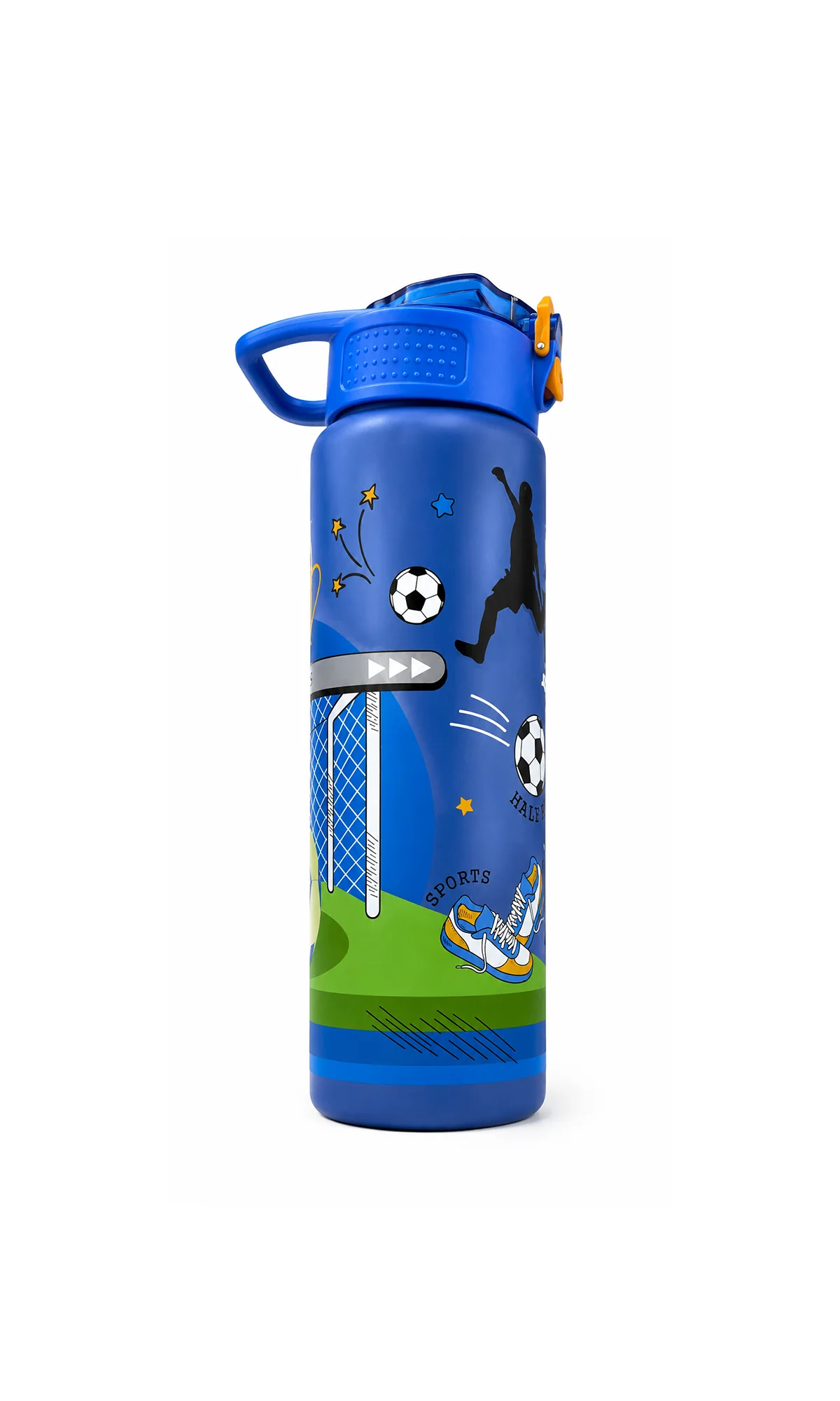 School Water Bottle Character Cute Devil Cartoon Print