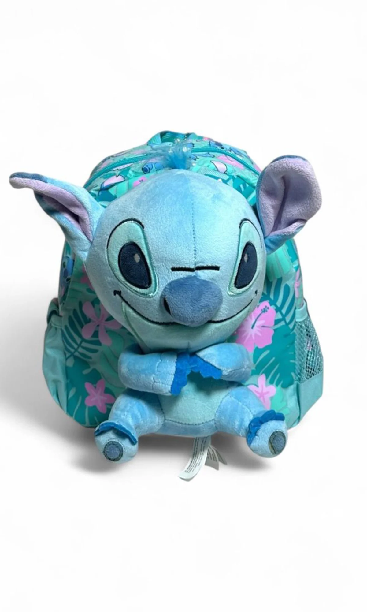 School Bag Disney Stitch Tropical Hibiscus Print