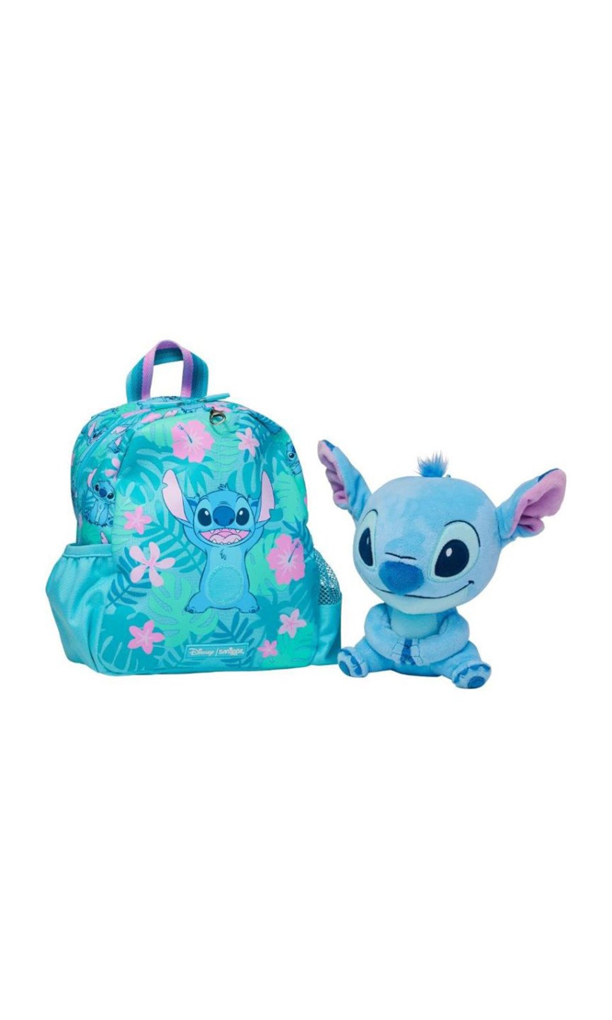 School Bag Disney Stitch Tropical Hibiscus Print - Image 2