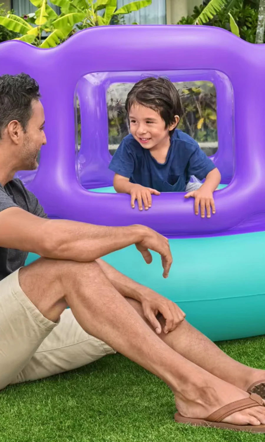 Laugh 'n Leap Kids Inflatable Bouncer - 0310145 - Image 3