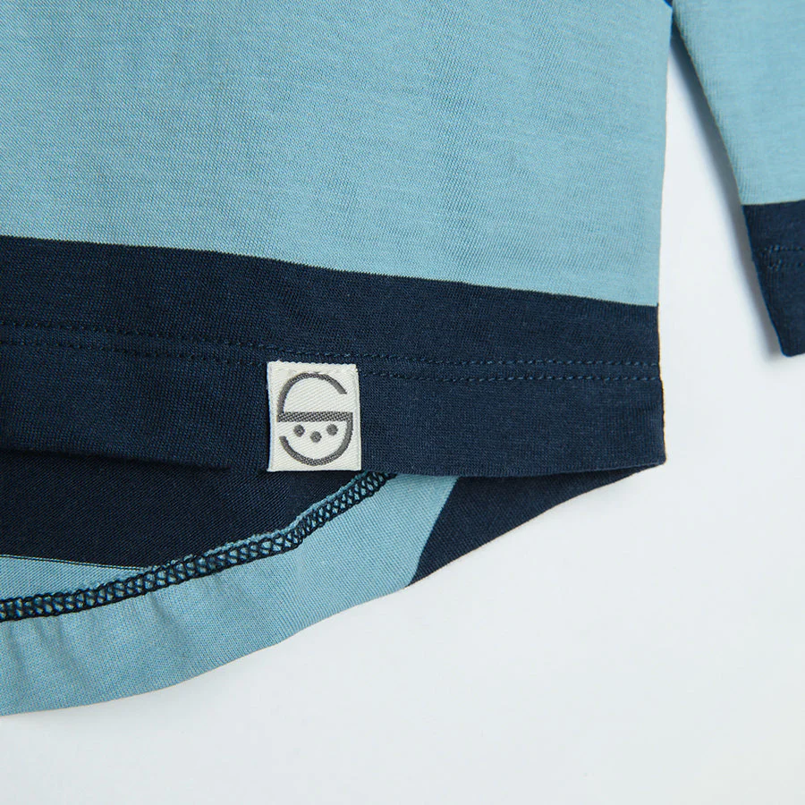 Long Sleeve Shirt for Boys, Mix, Stripes, Sea you soon - Image 3