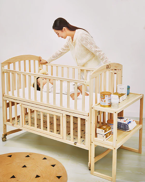 Mom Squad Baby Cot (Natural) WBB Z29 (0242600) - Image 7