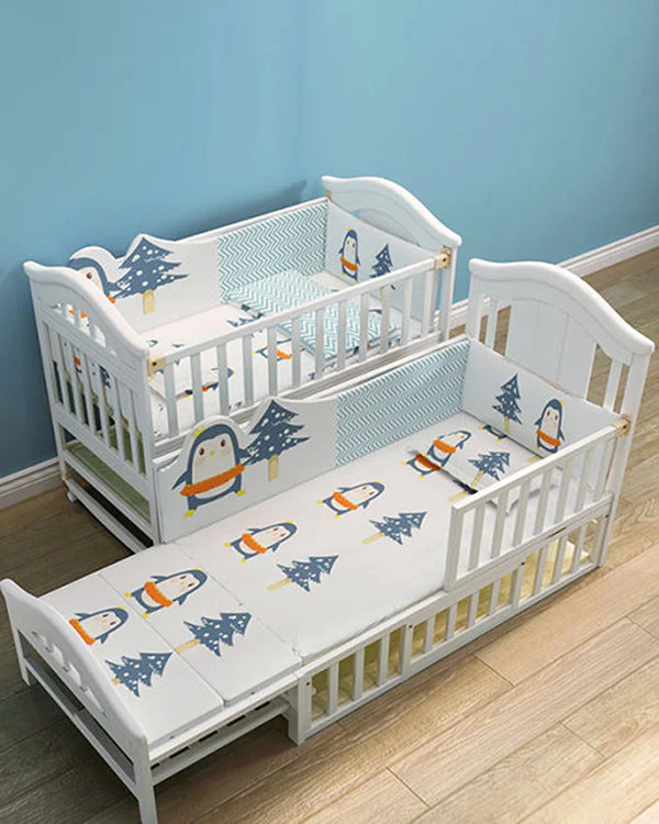 Mom Squad Baby Cot (White) WBB 716 (0242599) - Image 4