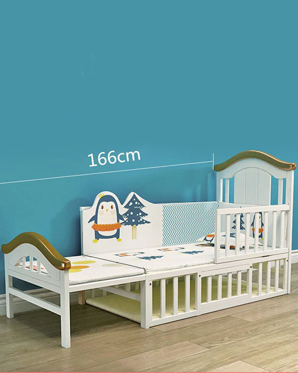 Mom Squad Baby Cot (White) WBB 716 (0242599) - Image 5