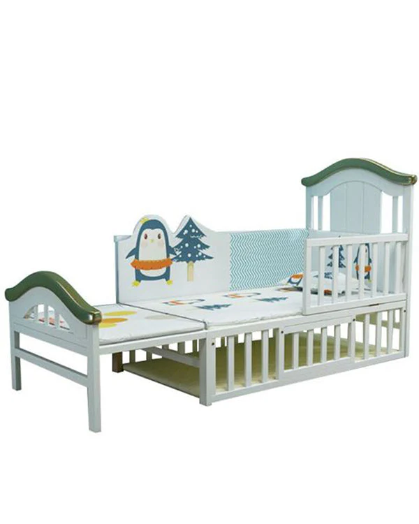 Mom Squad Baby Cot (White) WBB 716 (0242599) - Image 6