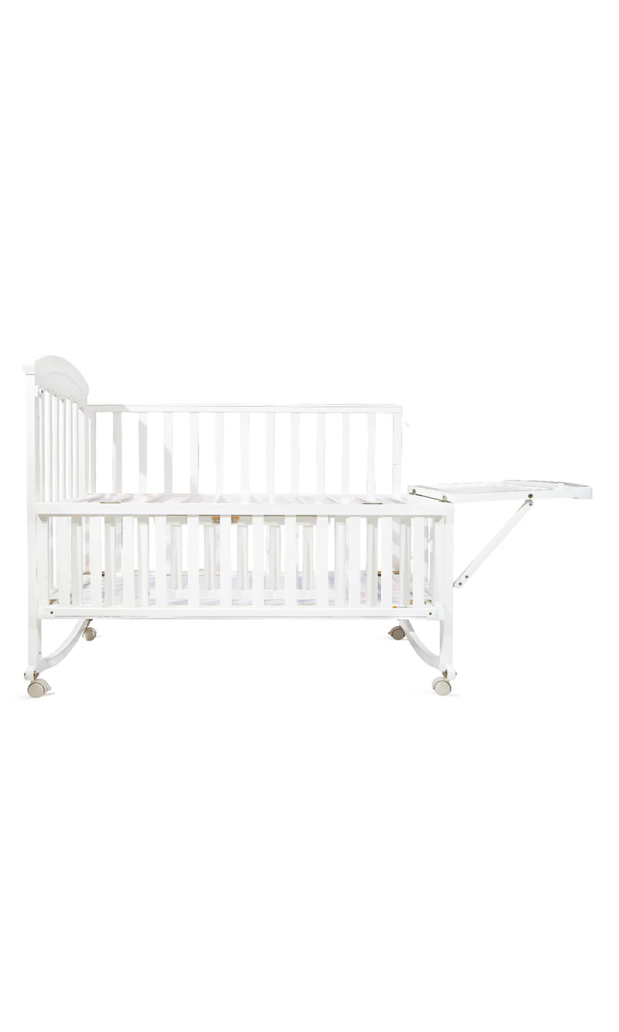 MQ 688B Wooden Cot White – 0312001 - Image 5