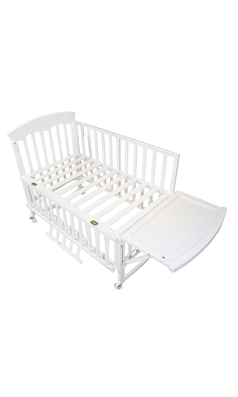 MQ 688B Wooden Cot White – 0312001 - Image 9
