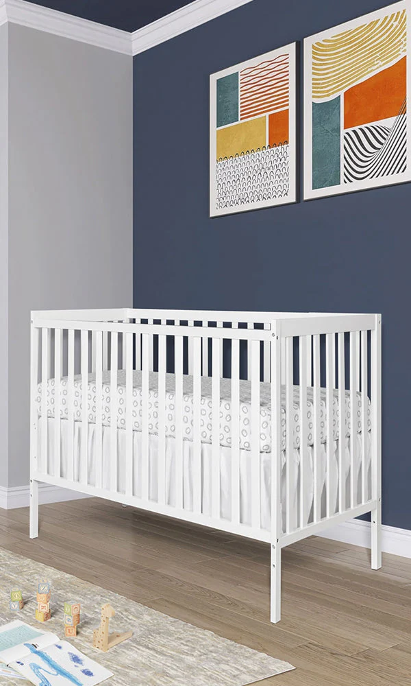 MQ DOM 657 Synergy 5 in 1 Convertible Crib - White - Image 2
