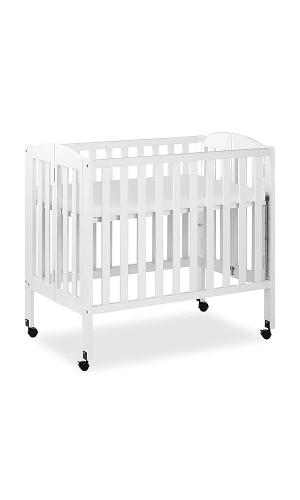 MQ DOM 683 3 in 1 Folding Portable Crib - White