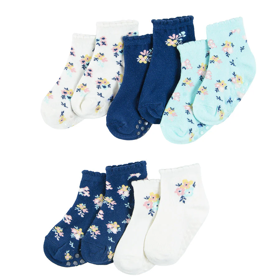 Non Slip Girl's Socks Mix Set 5 Pcs CC CHG2510240 00
