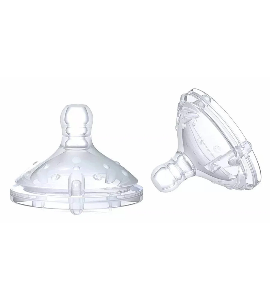 Nuby ID0017 Silicone Teat SoftFlex Fast flow 2 Pcs