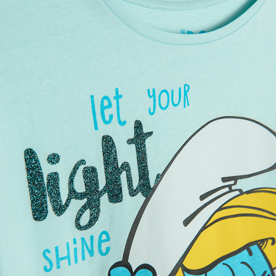 Pajamas for Boy's Sky Blue Let Your Light Shine - - Image 3