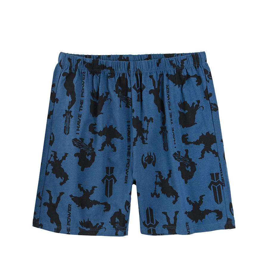 Pajamas for Boy's White & Navy Blue He-Man - - Image 4