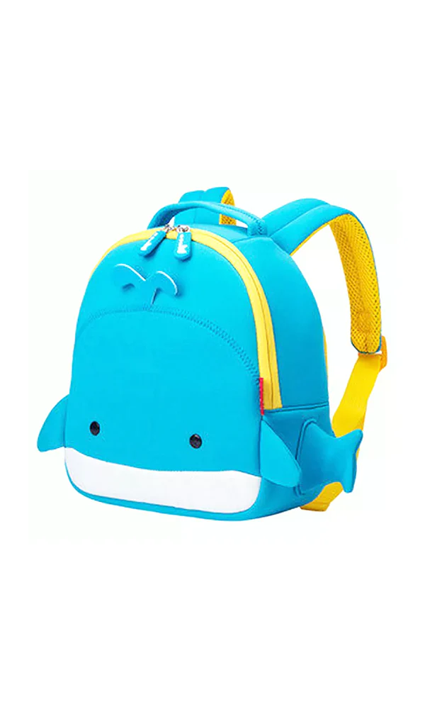 Printed Whale School Bag - 0313404 - Image 3