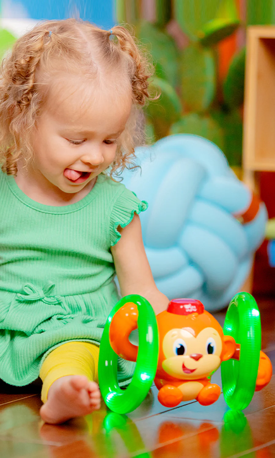 Roll & Glow Monkey Toy - Image 2