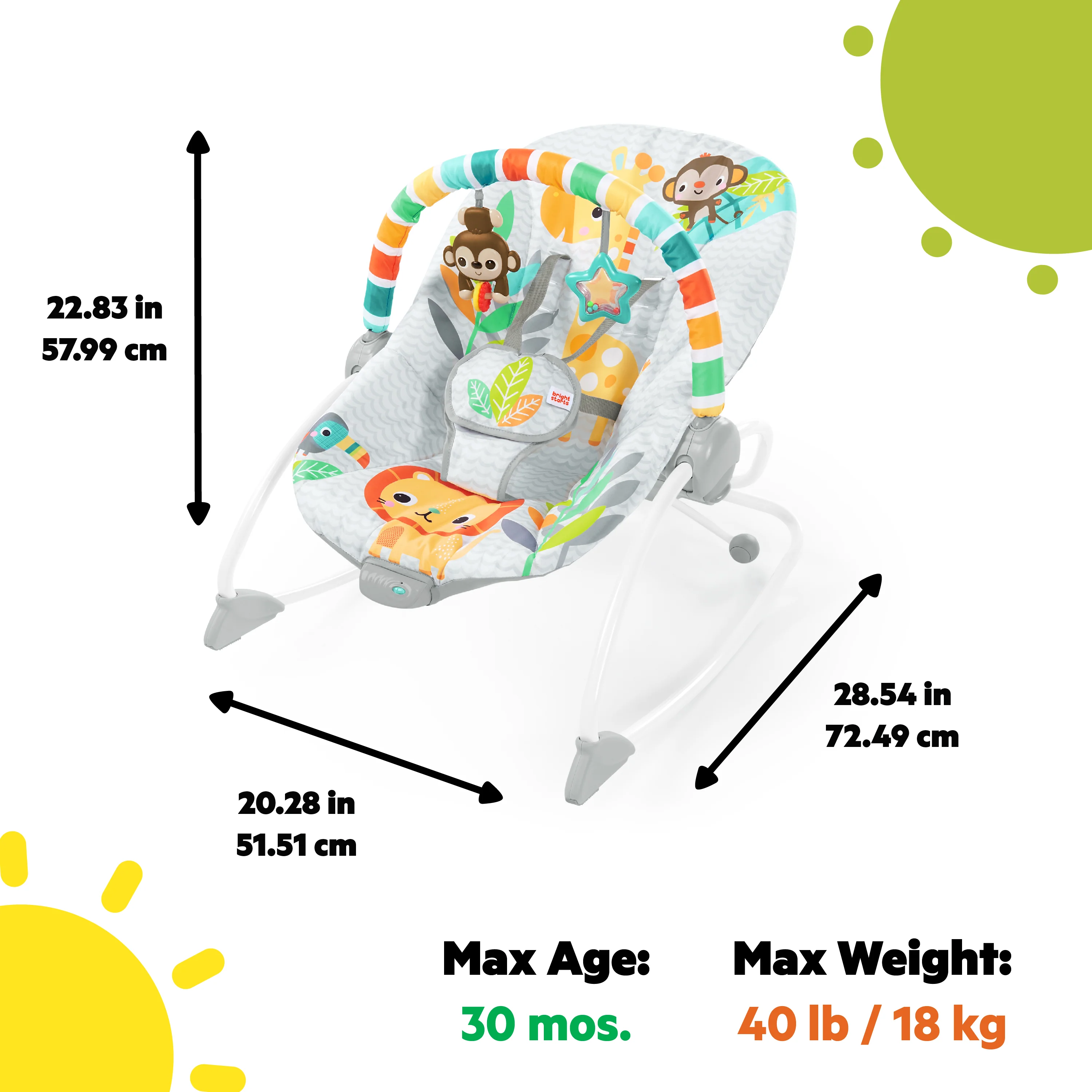 Safari Blast Infant to Toddler Rocker™ - Image 11