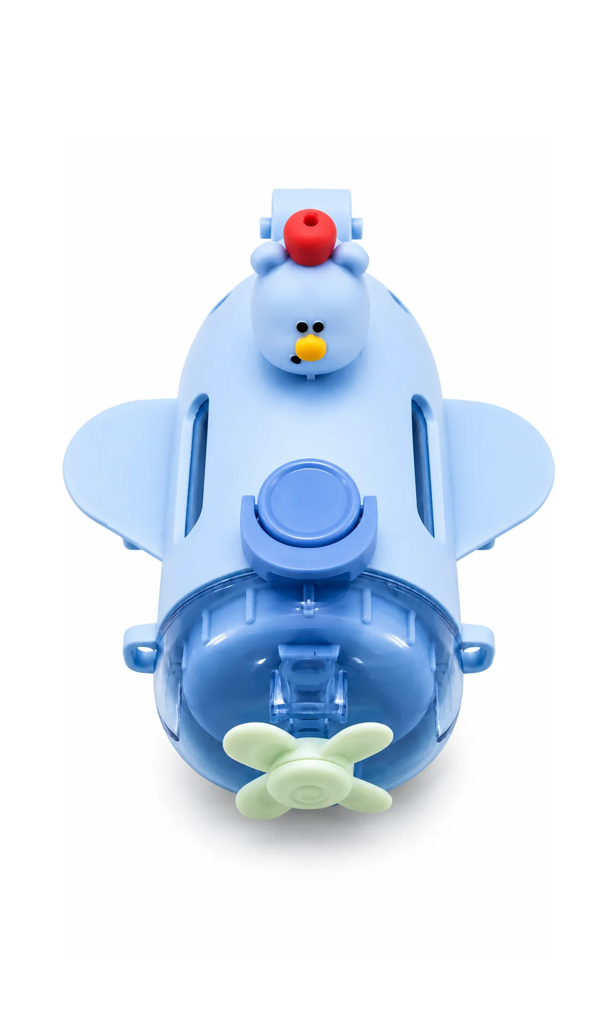 School Water Bottle Airplane Blue Bear
