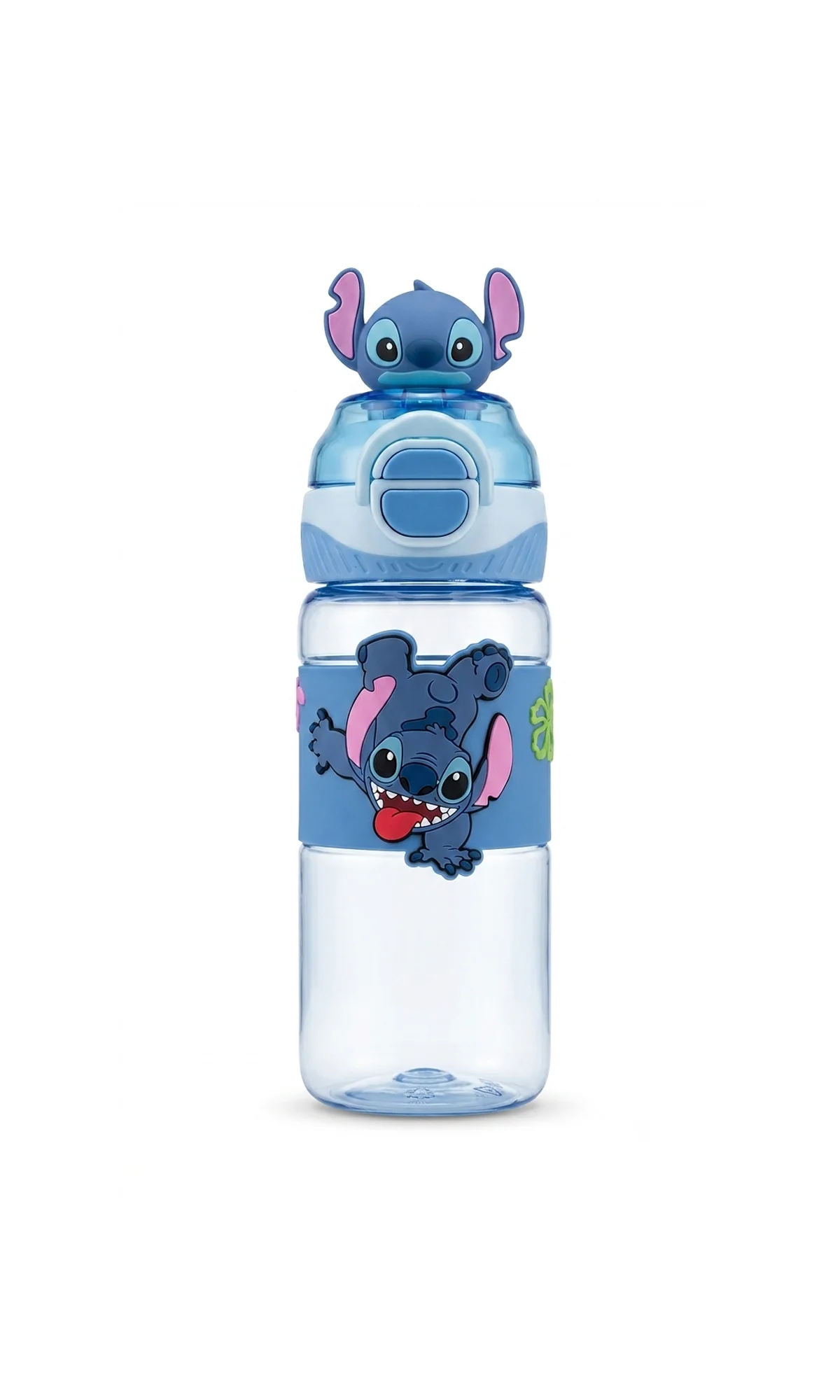 School Water Bottle Blue 3D Topper