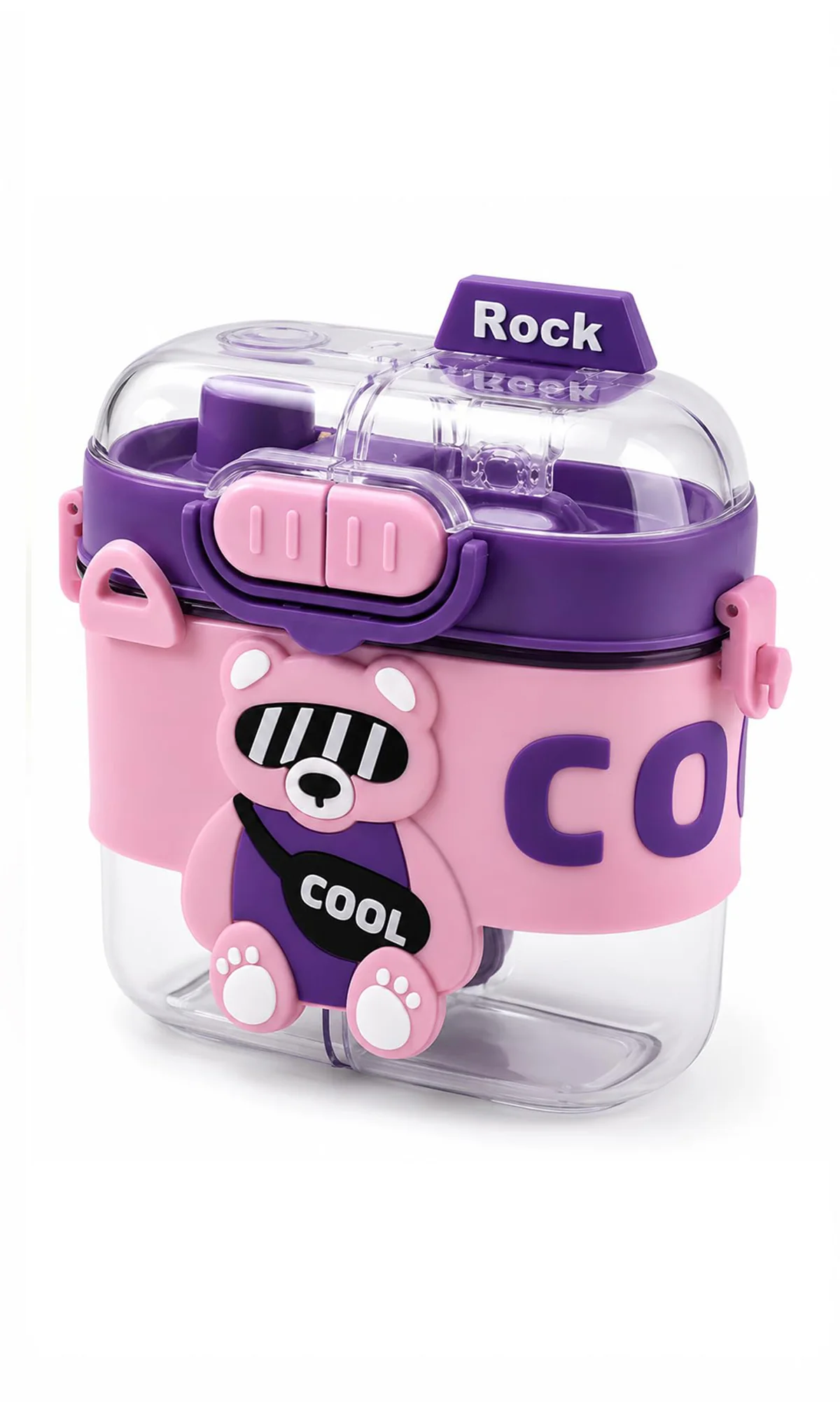 School Water Bottle Cool Bear