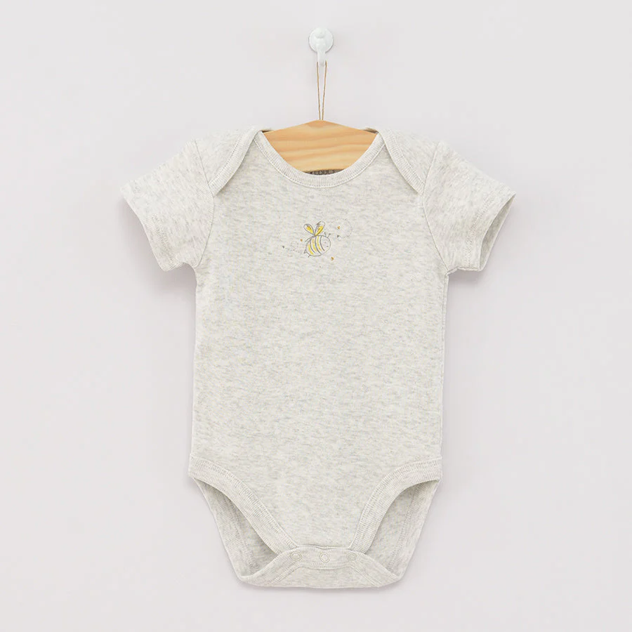 Short Sleeve Bodysuit For Girls, Organic Cotton Mix set 5 pcs CC CUG2400900 - Image 4