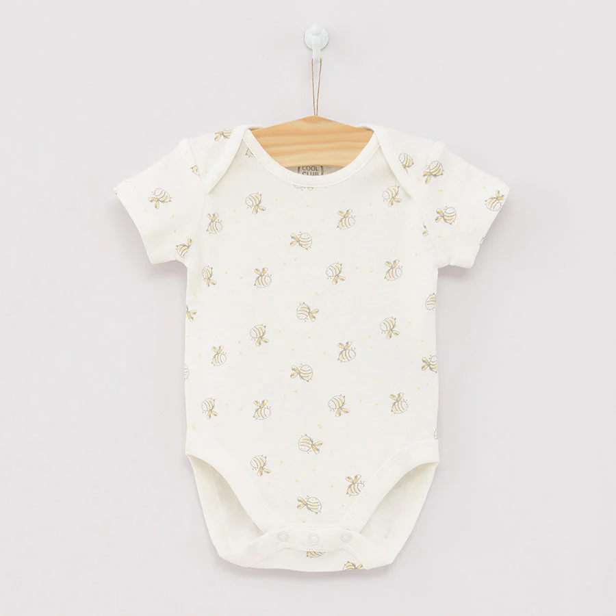Short Sleeve Bodysuit For Girls, Organic Cotton Mix set 5 pcs CC CUG2400900 - Image 5