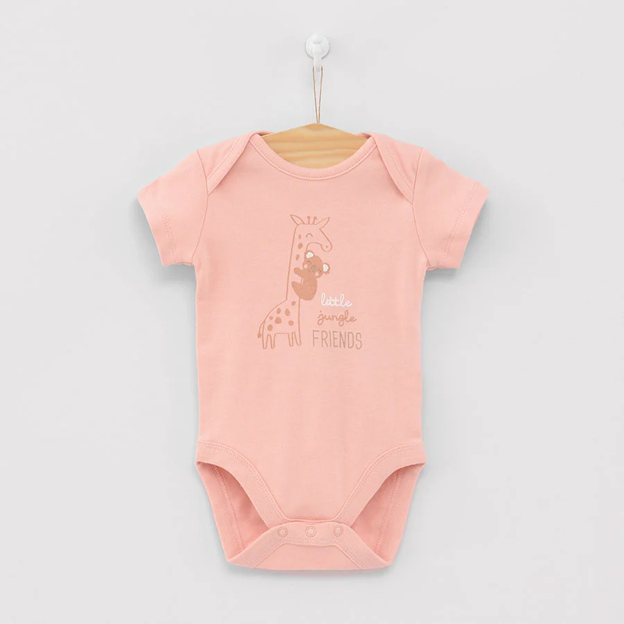 Short Sleeve Bodysuit Organic Cotton Mix Set 5 Pcs CC CUG2401743 - Image 2