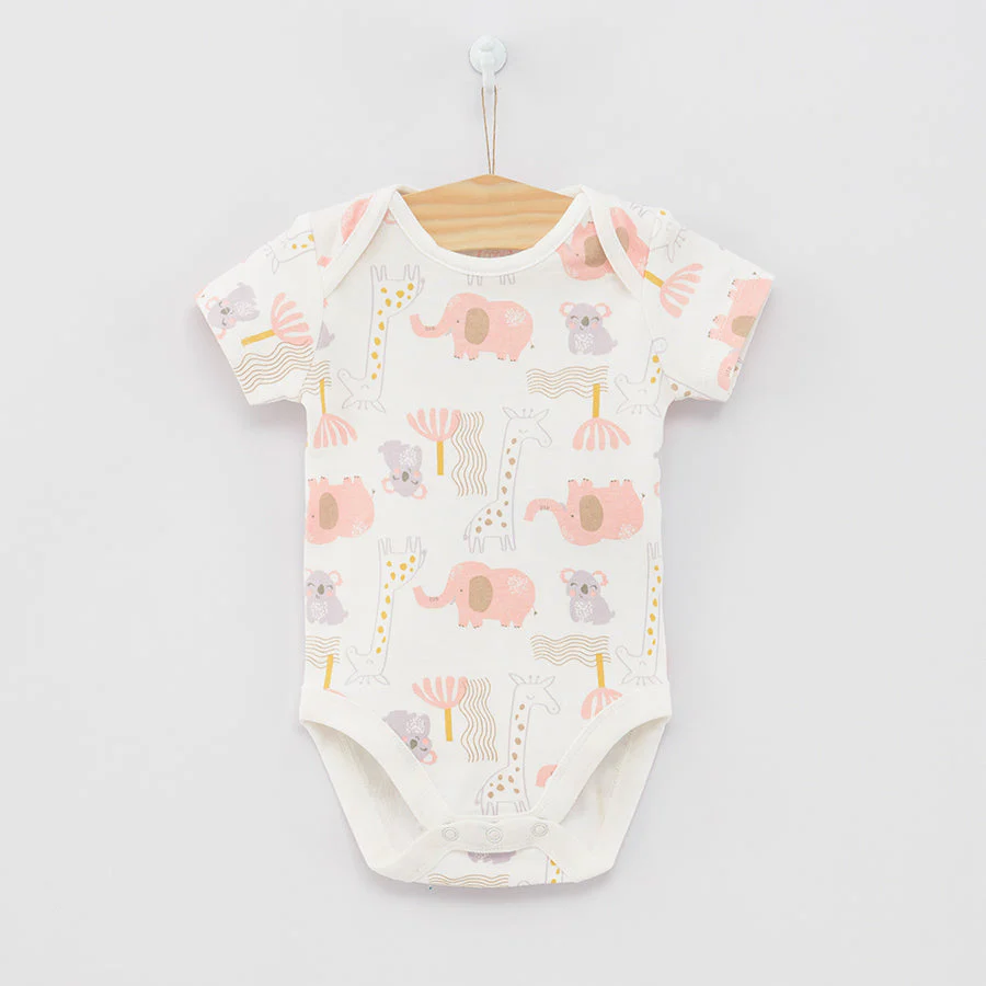 Short Sleeve Bodysuit Organic Cotton Mix Set 5 Pcs CC CUG2401743 - Image 3