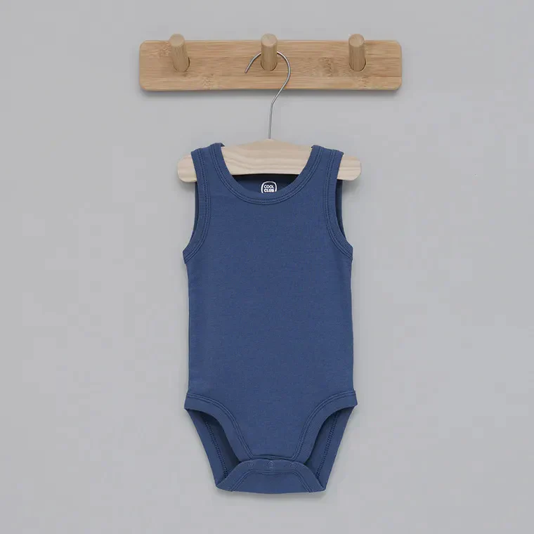 Sleeveless Bodysuit For Boys, Organic Cotton, Mix, Set, 3 Pcs. CC CUB2201464 - Image 2