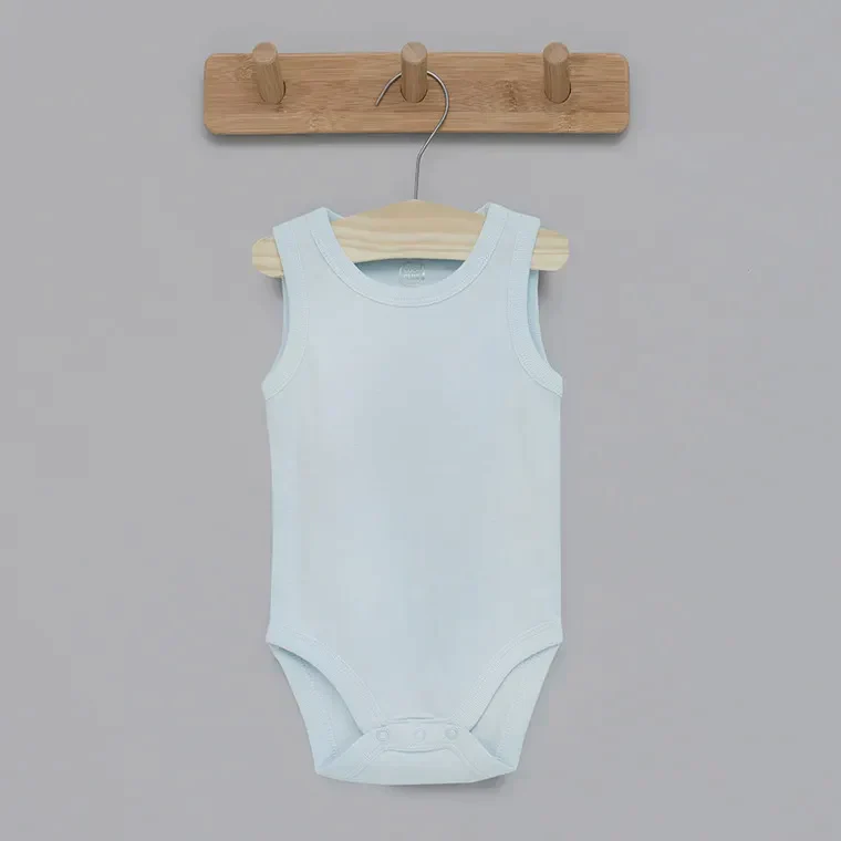 Sleeveless Bodysuit For Boys, Organic Cotton, Mix, Set, 3 Pcs. CC CUB2201464 - Image 4