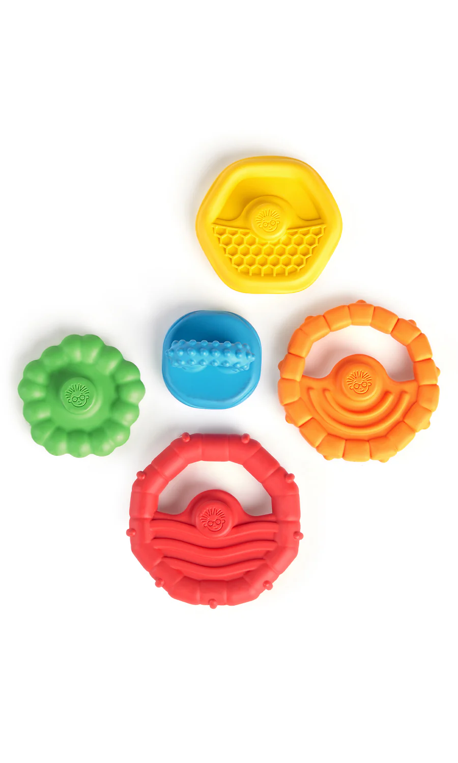 Stack & Teethe Multi-Textured Teether Toy - Image 6