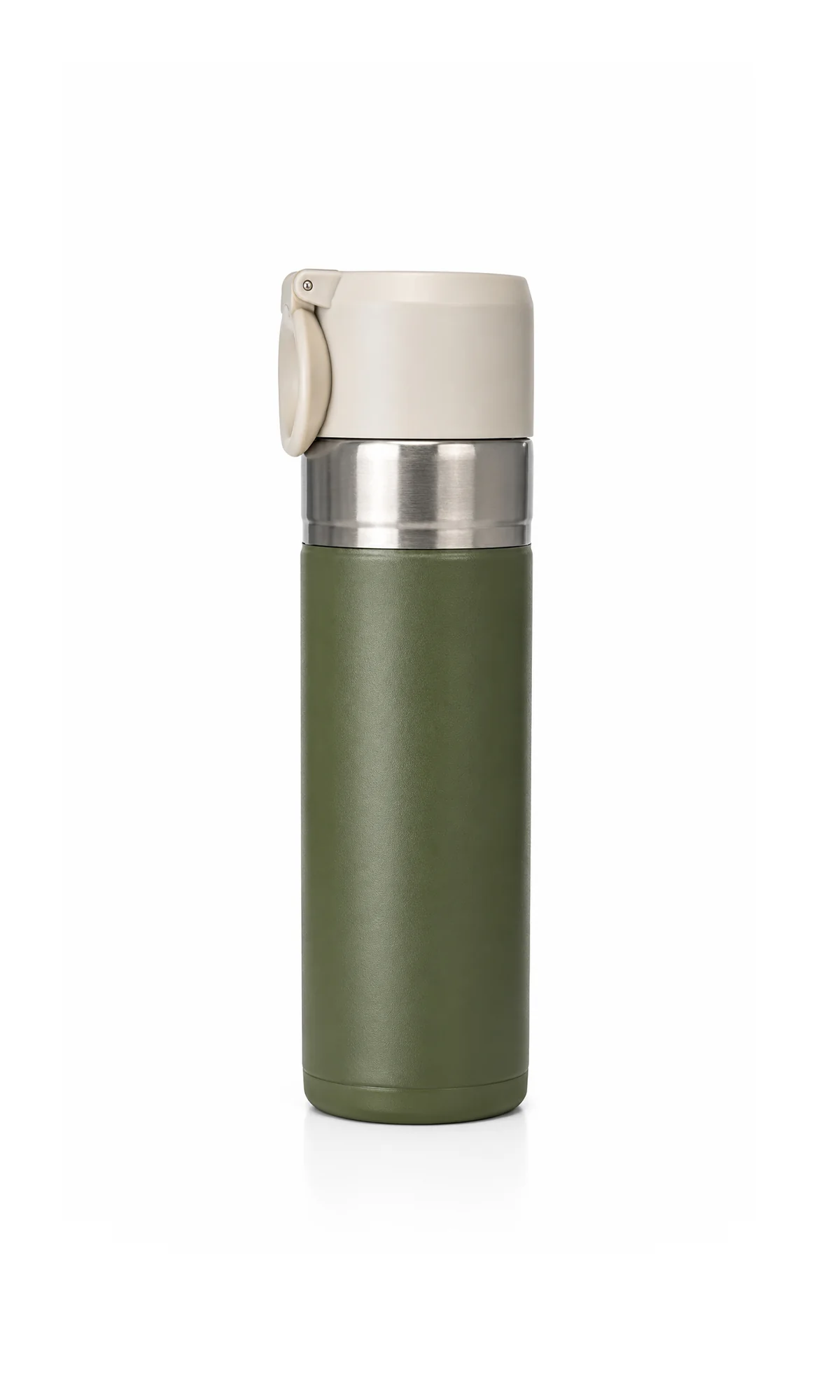 Stainless Steel Water Bottle Thermal Flask Olive Green