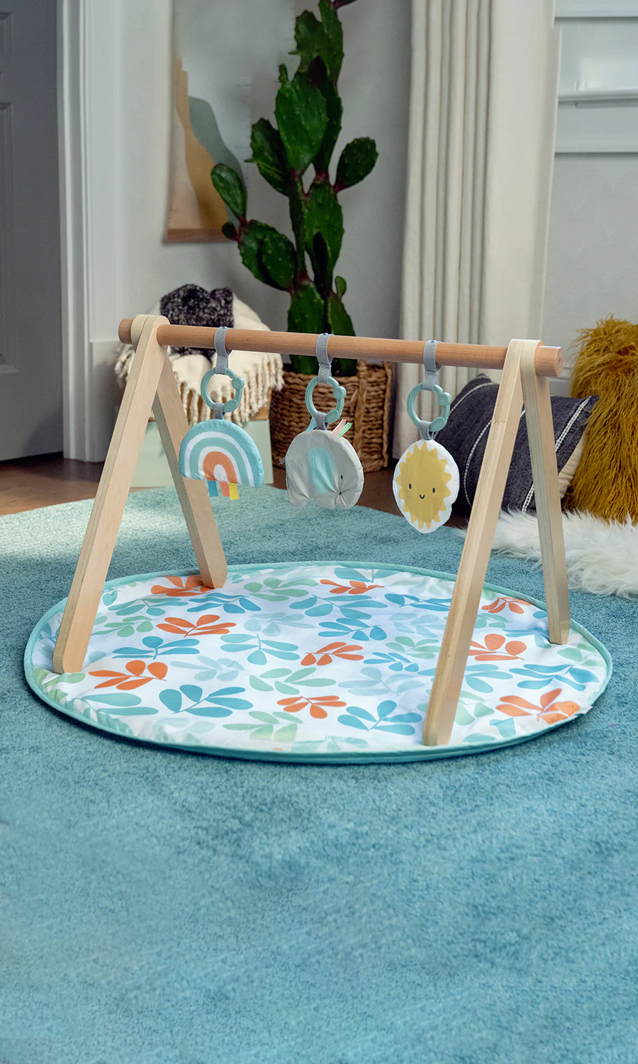 Sun Valley Wooden Toy Arch & Play Mat - Image 2