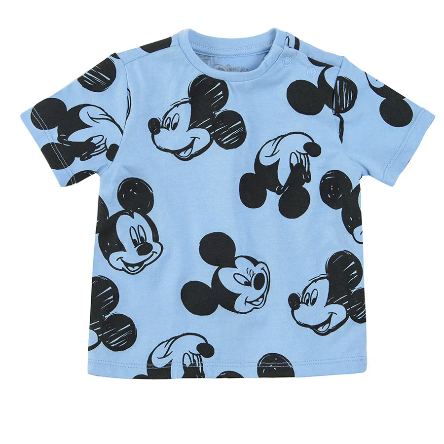 T Shirt for Boys White Red Blue Mickey Mouse Set 3 Pcs CC LCB2402676 00 - Image 2