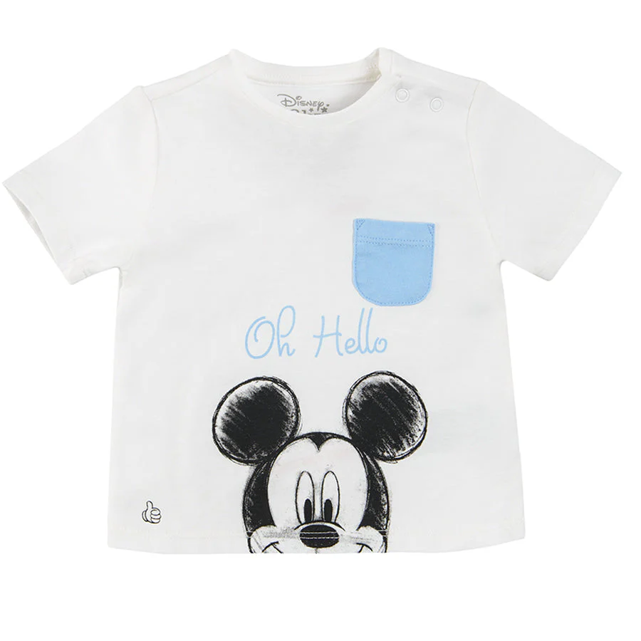T Shirt for Boys White Red Blue Mickey Mouse Set 3 Pcs CC LCB2402676 00 - Image 3