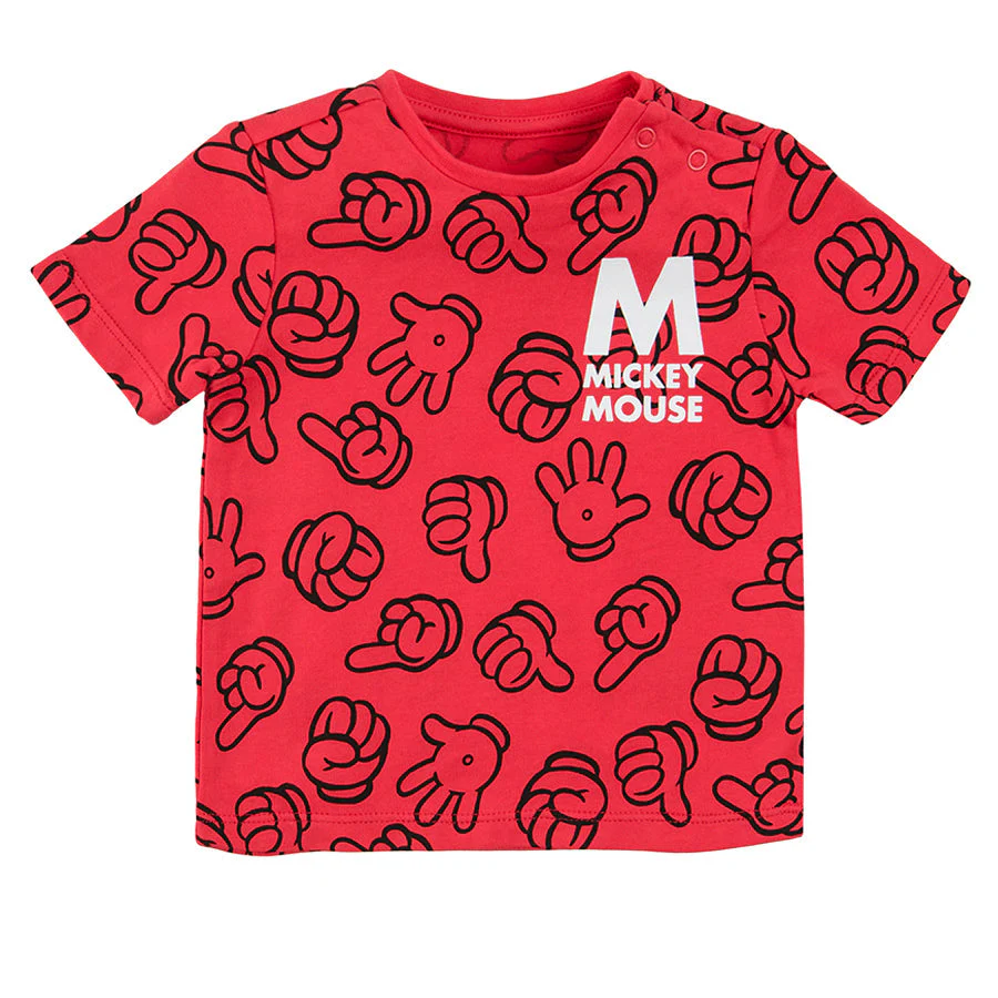 T Shirt for Boys White Red Blue Mickey Mouse Set 3 Pcs CC LCB2402676 00 - Image 4