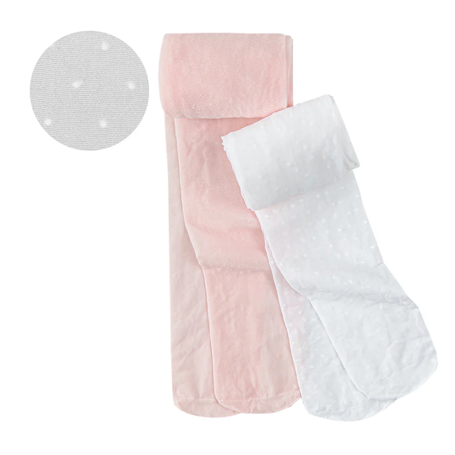 Tights for Girls Mix White Pink Set 2 Pcs CC CHG2411567
