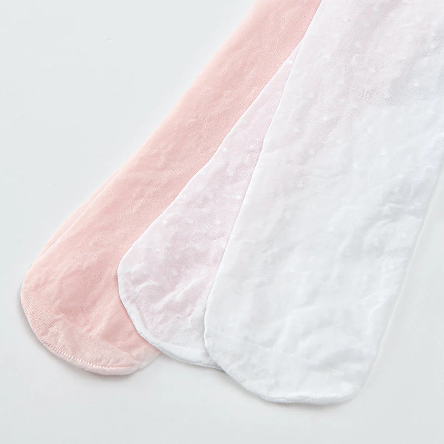 Tights for Girls Mix White Pink Set 2 Pcs CC CHG2411567 - Image 2