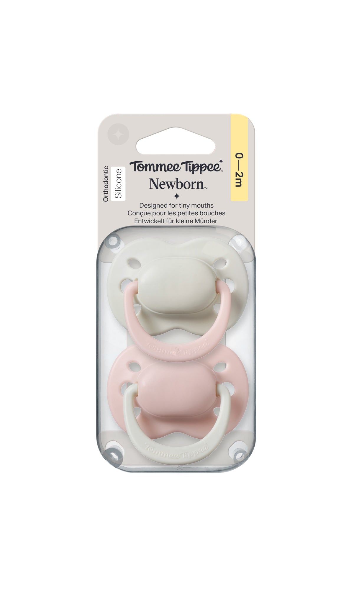 Tommee Tippee Newborn Silicone Soothers 0-2M Pack Of 2 - Image 2